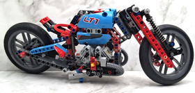 LEGO Technic Street Motorcycle 42036 Retired Set - No Instruction Book, READ