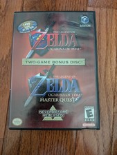Nintendo Gamecube Zelda Ocarina of Time/Master Quest Two Game Bonus Disc +Manual