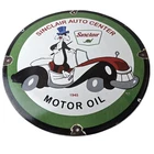 Vintage Sinclair Gasoline Sign - Dino Gas Pump Porcelain Sign