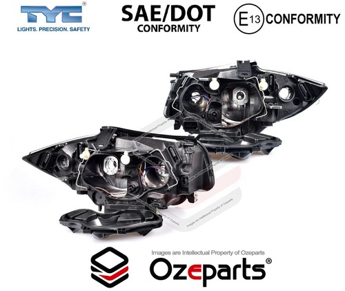 Pair LH+RH Head Light Lamp Halogen For BMW 1 Series E87 E82 E88 2007~2009 - Picture 2 of 6