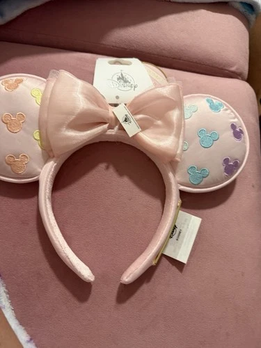 Disney Parks x Stoney Clover Lane Mickey Ear Headband Multicolor with Hearts