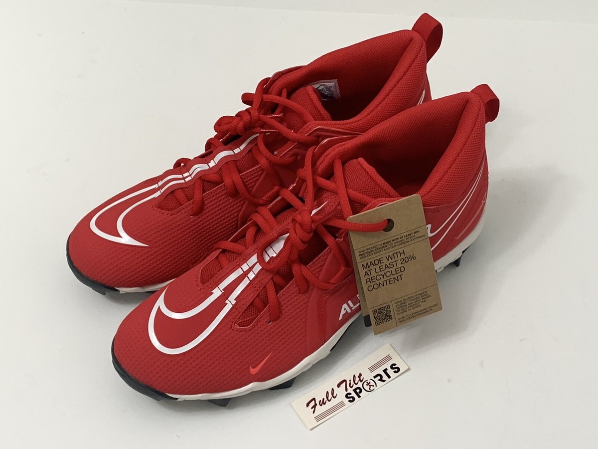 Nike Alpha Menace 3 Shark Football Cleats | Red | Men’s Size 12 | CV0582-616 Nike Alpha Menace 3 Shark  main image 3
