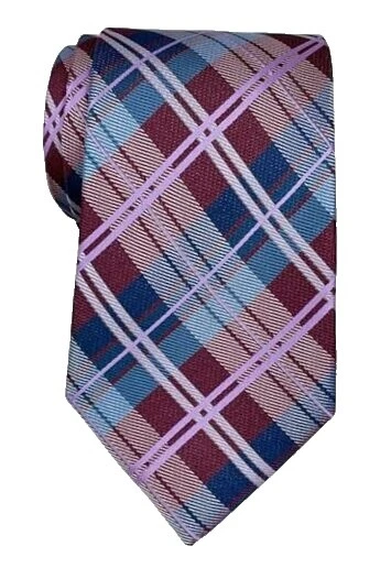 Los lazos de microfibra cuadriculados Corbata para hombres