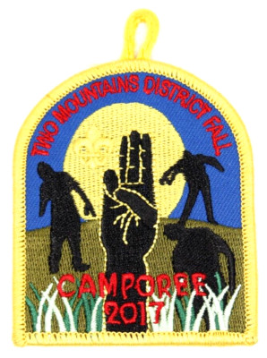 2017 Camporee Two Mountains District Northeastern Pennsylvania Council Patch