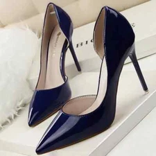 Fashion Women Thin High Heels Sexy Pumps Pointed Toe Stilettos Party Shoes