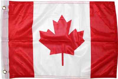 12x18 12''x18'' Canada Canadian Rough Tex Knitted boat Car flag banner 100D