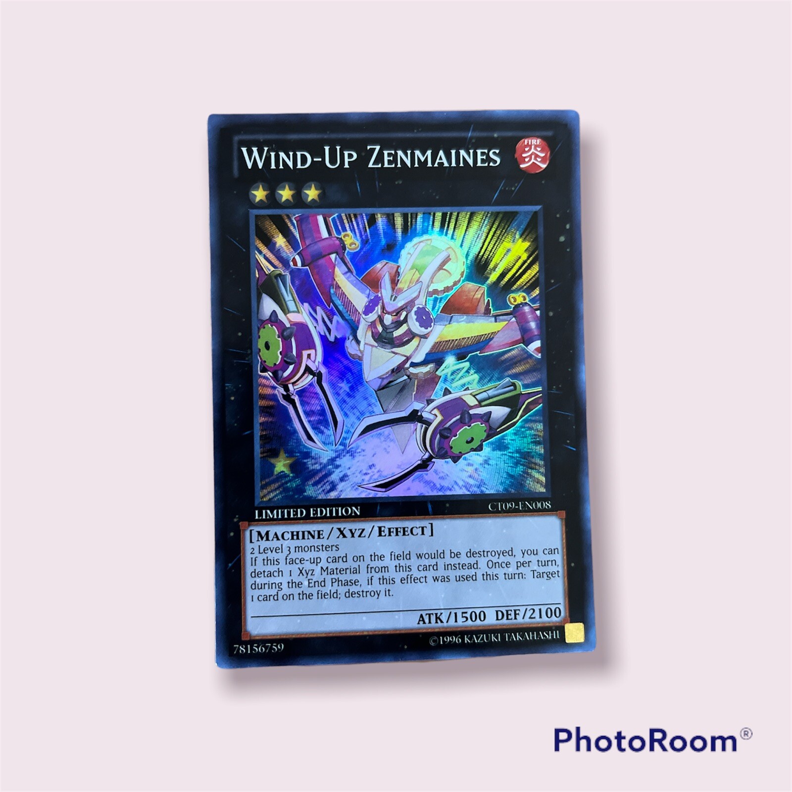 Yugioh TCG WindUp Zenmaines Limited Edition CT09EN008 Holo eBay