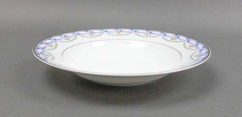 Tiffany & Co Limoges France Louveciennes Porcelain 8 3/4 Rimmed Soup Bowl - Picture 5 of 8