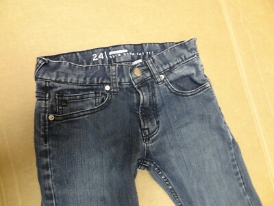 QUIKSILVER 205617 SIZE 24 SLIM STRAIGHT FIT BOYS BLUE JEANS ~ | eBay