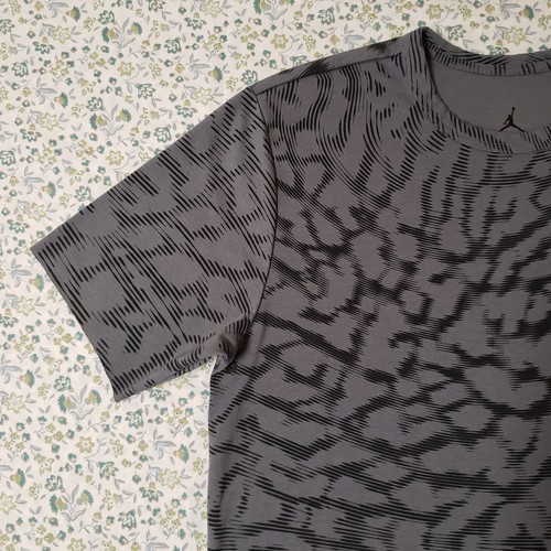 Air Jordan T Shirt Adult Large L Gray Mens Jumpman Crew Neck Nike - Picture 5 of 20