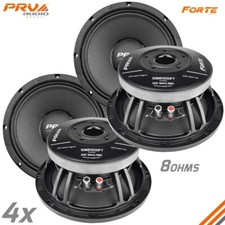 4x PRV Audio 10MB1000FT Midbass Speakers FORTE Car PRO Audio 10