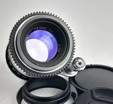 KMZ HELIOS 44 F2 58mm CINE MOD! Early SILVER 13 blades Biotar Designed forSony E