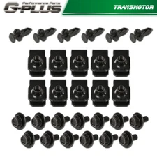 Engine Splash Shield Body Bolts Screws Fender Bumper Clip Rivets kit