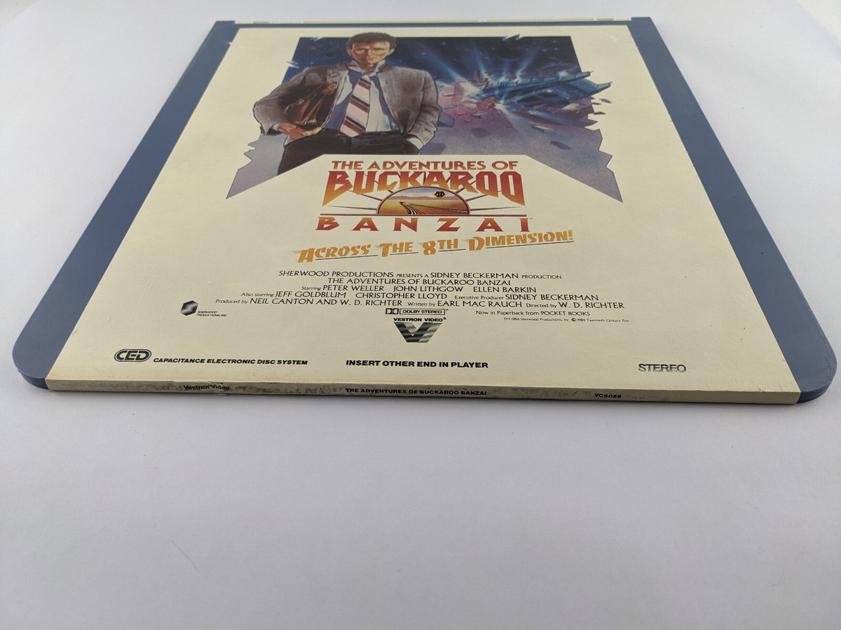 The Adventures of Buckaroo Banzai Across 8th Dimension CED