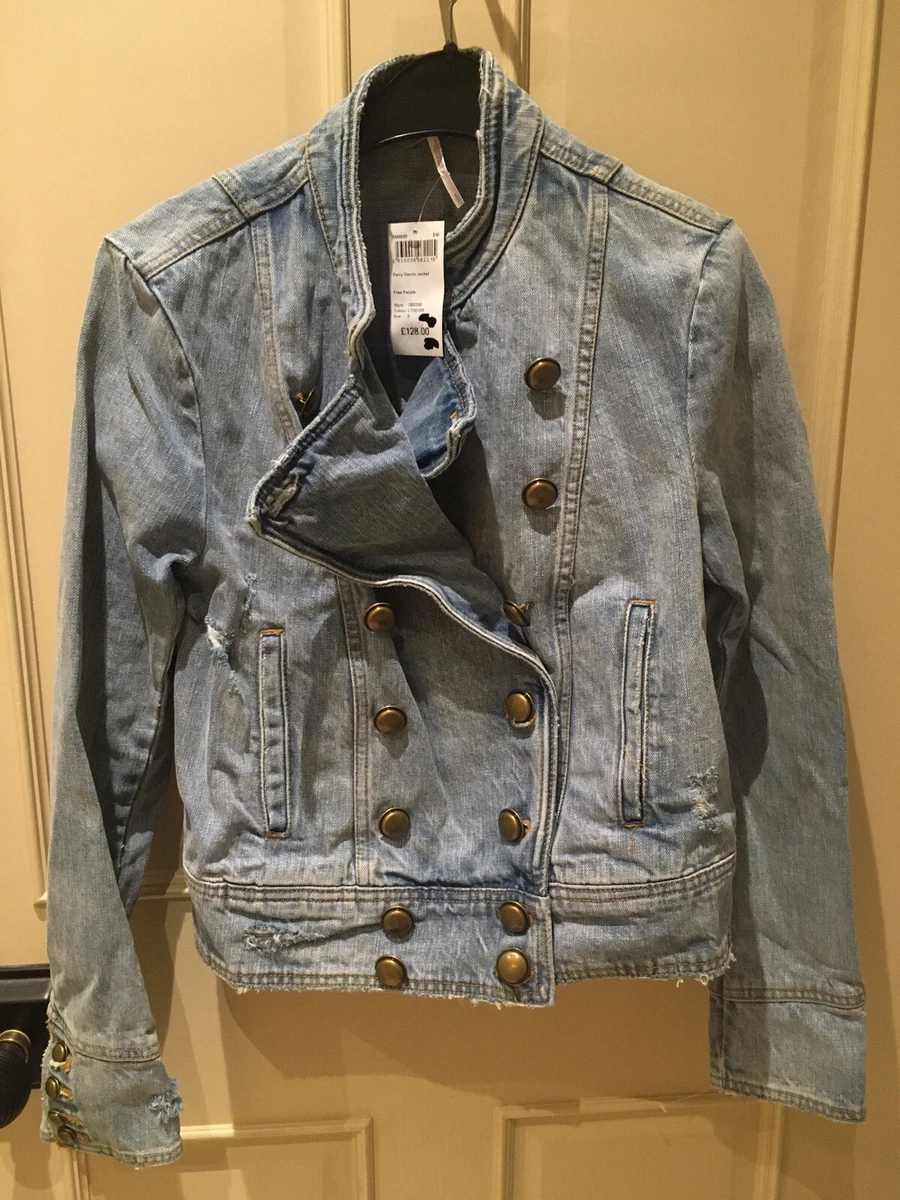 Free people ferry denim best sale jacket