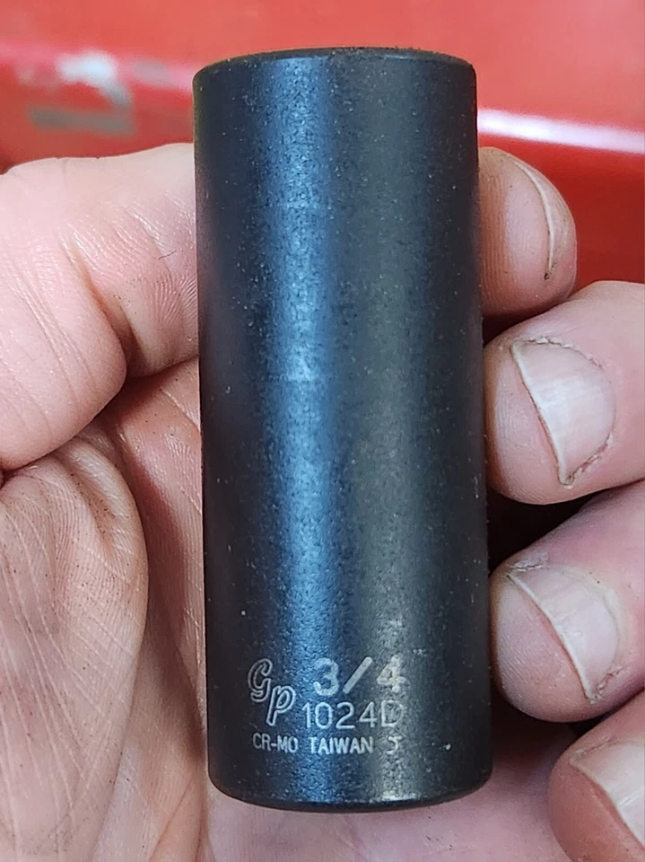 Grey Pneumatic SAE 3/8" Dr Impact Deep/Shallow Socket Set 6Pt 5/16", 3/8"-3/4" - Image 4 of 4