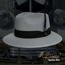 Garcia Light Gray Viejo Fedora Style Signature Hat