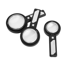 Microscope 8X/12X/6X/9X Handheld Magnifying Glass Jewelry Loupe with LED UV Lamp