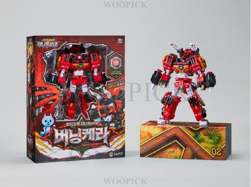 Miniforce Dinoid Warrior BURNING KERA + THUNDER TYRA Transformer Robot Toy 2025 - Picture 5 of 23