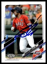 2021 Topps Pro Debut Brandon Howlett Auto Greenville Drive #PD-105 Card Signed