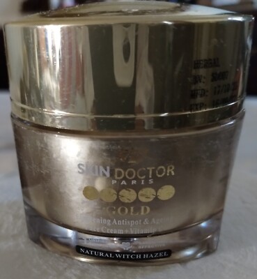 Skin Doctor Gold Glow Skin Whitening Face Cream Anti-Spot & Anti-Ageing ORIGINAL