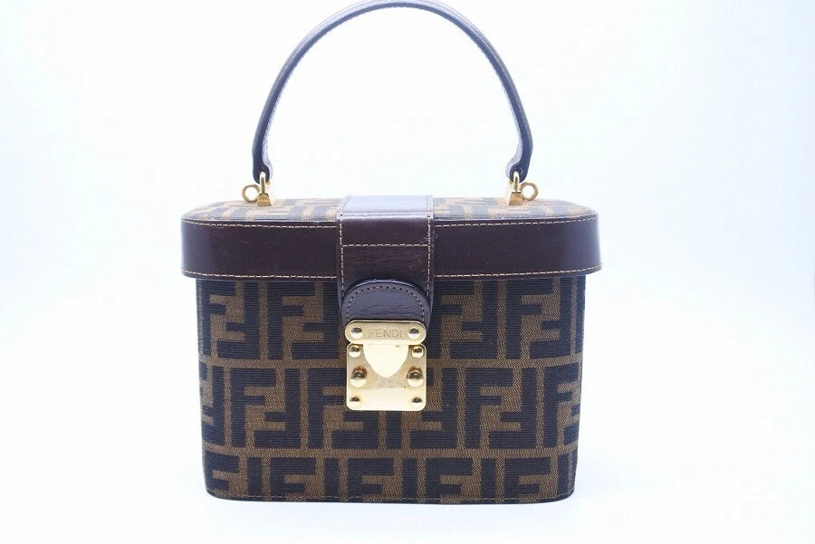 Fendi zucca box best sale bag