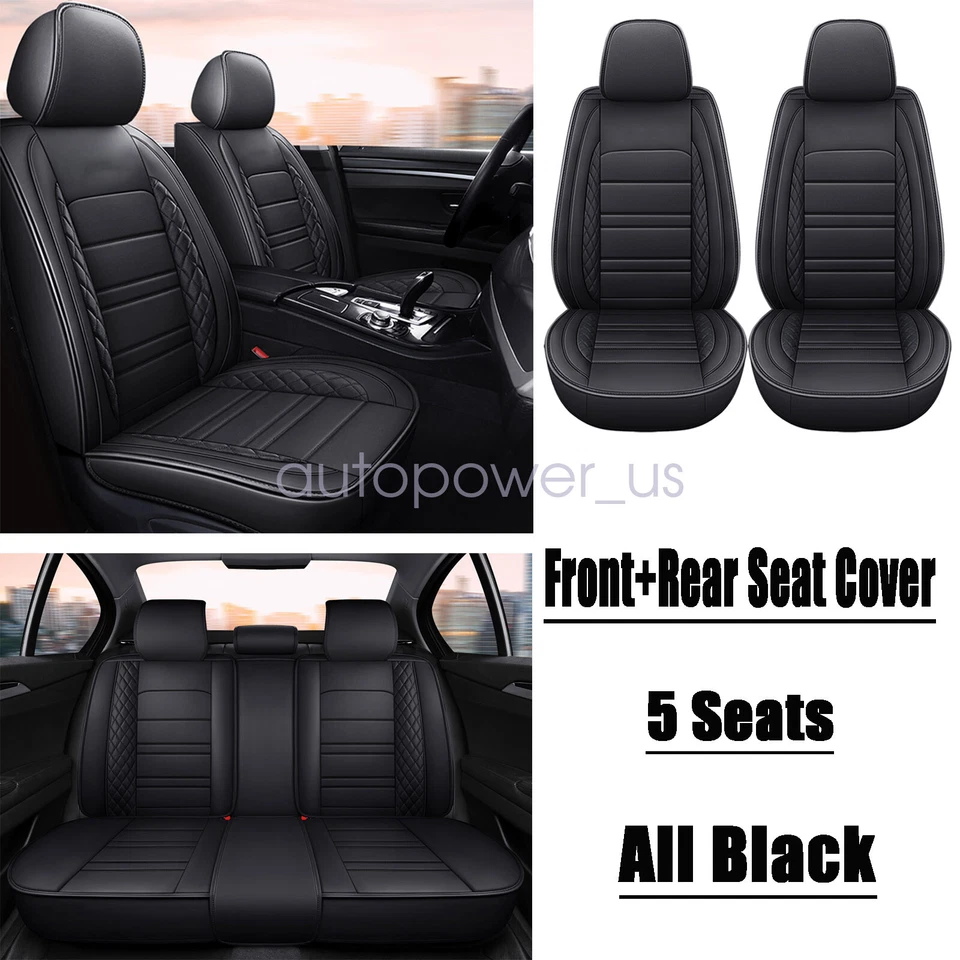 For Nissan Juke 2011-2017 PU Leather Car 5-Seat Covers Front Rear Cushion Pad Foto 2 de 4
