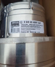 Direct Vent Simpson DuraVent  4" x 6-5/8"  Galvanized Flashing No Cap