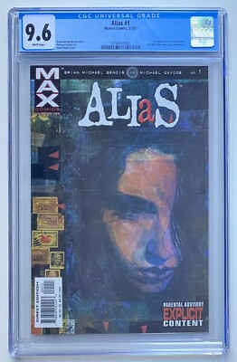 Alias 1 CGC 9.6 1st Jessica Jones 1st print Luke Cage 2001 MCU Netflix Bendis