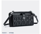 RFID Crossbody Bag Leather Cell Phone Purses for Women Touch Screen Phone Wallet — photo 3