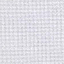 AIDA 18 COUNT WHITE CROSS STITCH FABRIC MATERIAL 100% COTTON SOFT METER EASY