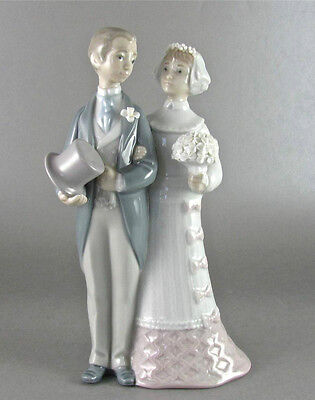 Lladro 4808 Wedding Bride Groom Glazed 250 00 Value Perfect