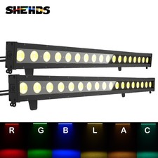 2Pcs Waterproof 18x10W RGBLAC LED Beam Wall Wash Bar Light Stage Party Show DJ
