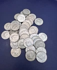 45 Kennedy Half Dollars  1965-1970 40% Silver
