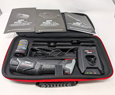 Rapala R12 HD Lithium-Ion Cordless Fillet Knife Kit 2 Batteries Blades Case NEW