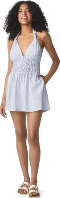 Florence by Mills Women's Garden Party Halter Mini Dress, Halogen Blue Garden