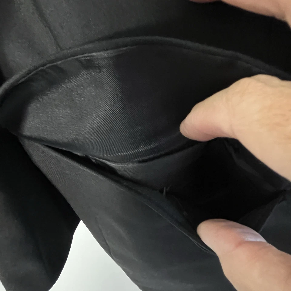 Blazer de lujo Pronto Uomo para hombre 50R negro 100 % lana abrigo deportivo chaqueta de 2 botones Foto 4 de 4