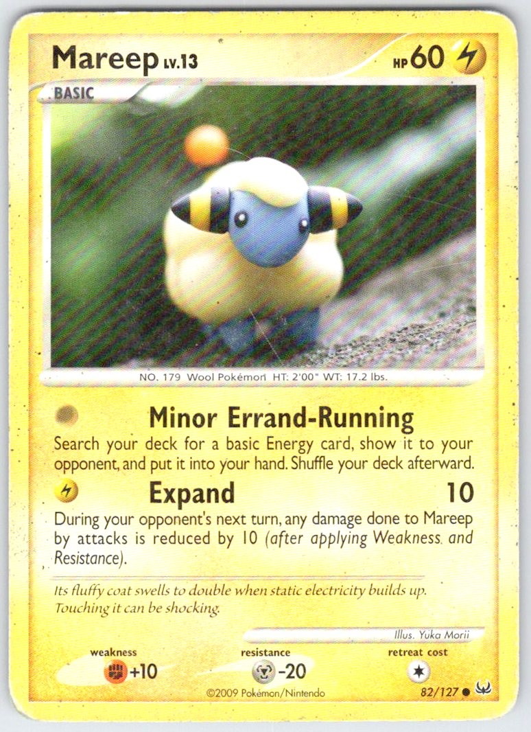 Mareep 82/127 Common Platinum Pokemon Heavily Played