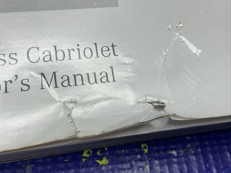 Mercedes-Benz CLK320/430 2003 descapotable manual del propietario 2085842896 Foto 4 de 4