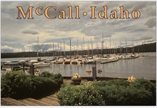 Vintage McCall Idaho Payette Lake Boats Docke...
