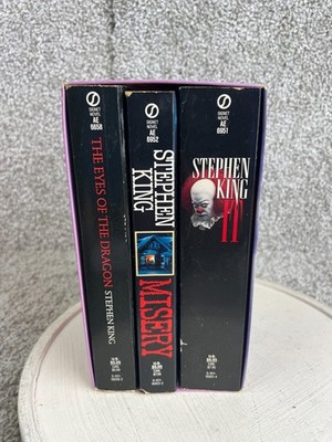 Stephen King Signet Gift Pack #5 IT The Eyes of the Dragon Misery