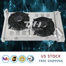 3Row Radiator+Shroud+Fan For 69-72 Chevy Corvette Base Convertible 5.7L V8 #1655