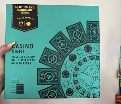 Gentlemen s Hardware Casino Night Roulette Poker Ponton Party Spiele Wochenende