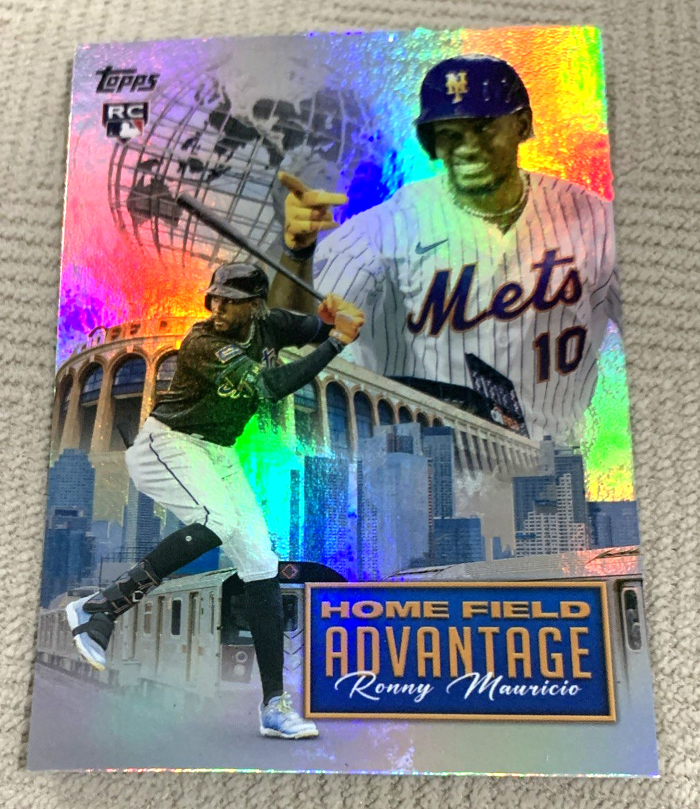 2024 Topps Update-Ronny Mauricio Home Field Advantage SSP New York Mets #HFA-30