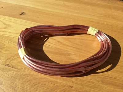 PureLink Lautsprecherkabel OFC 2 x 2,50mm² SP060 (0,20mm), transparent, 7,3 m