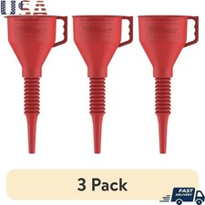 Flexible Rubber Funnel Kink Resistant Nitrile...