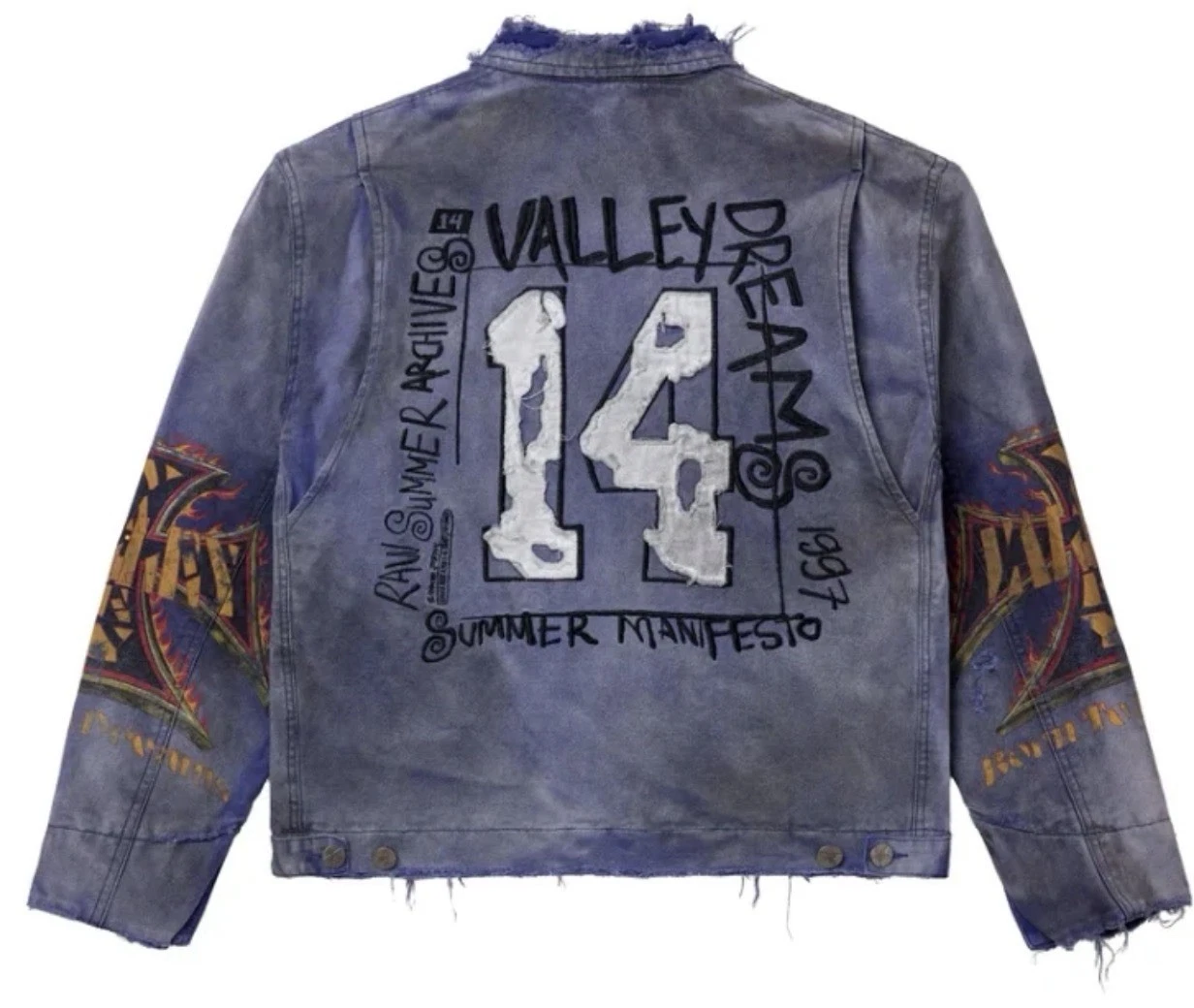 Valley Forever Jacket DESTRUCTION WORK JACKET [INDIGO! image 2