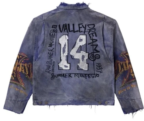 Valley Forever Jacket DESTRUCTION WORK JACKET [INDIGO! image 2