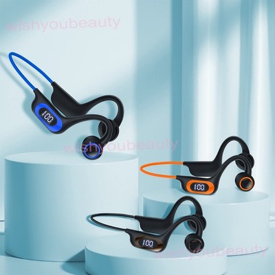 Bone Conduction Headphones Sports Earphones with Mic Bluetooth Wireless Headset