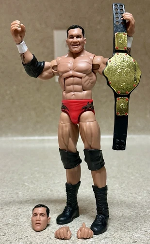 WWE MATTEL ELITE LEGENDS EVOLUTION BOX SET RANDY ORTON WRESTLING FIGURE WWF BELT